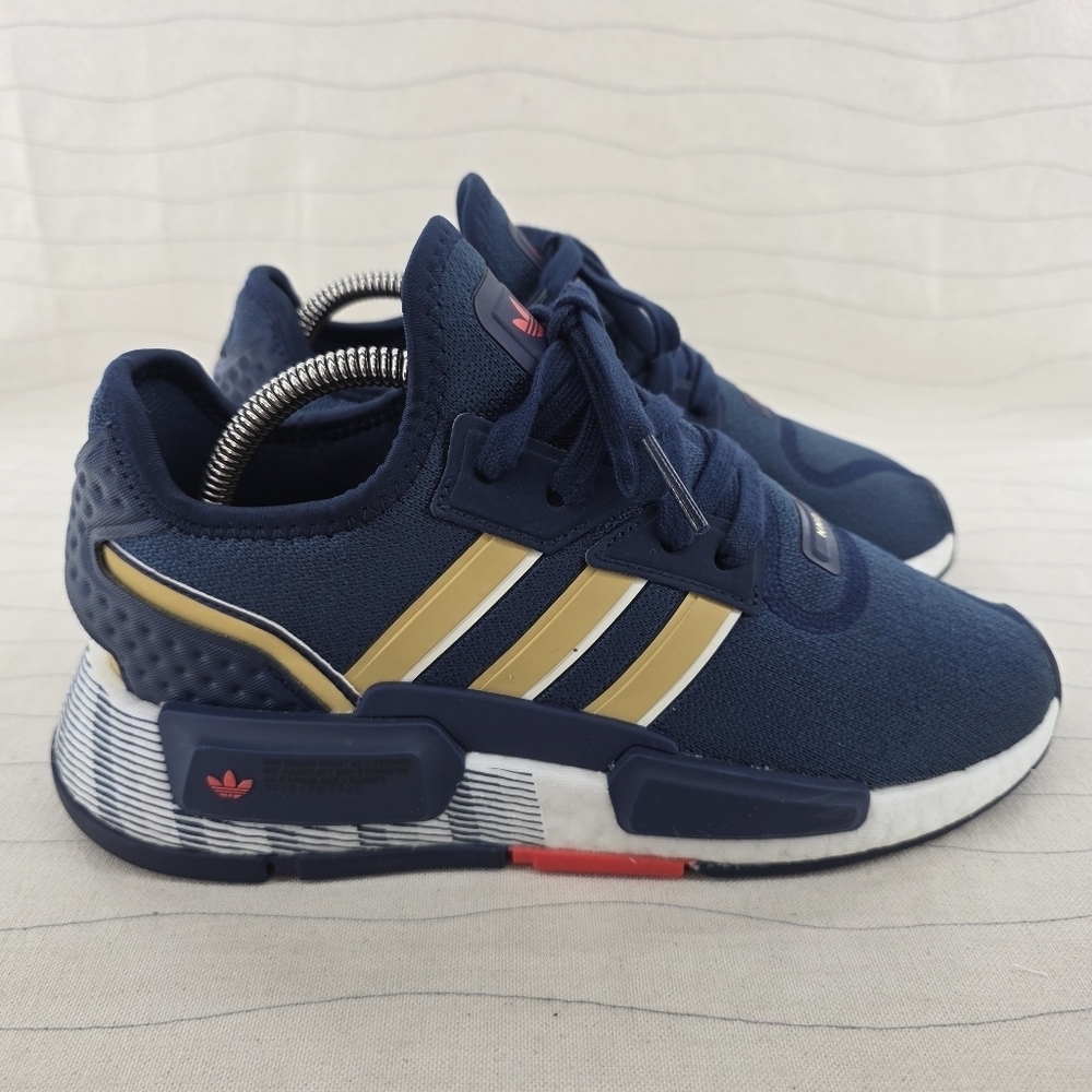 Adidas Mens Originals NMD_G1 Indigo Gold Blue Athletic Shoes ID9176 Size 6